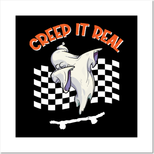 CREEP IT REAL Halloween Dabbing Ghost Posters and Art